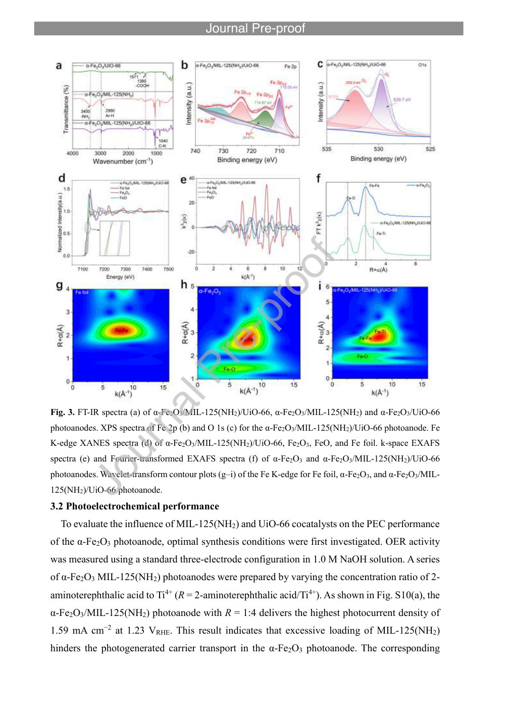 XAFS spectra and related characterization from the original publication (Figure 3, PDF page 12).