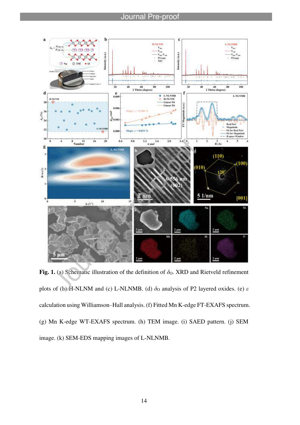 XAFS spectra and related characterization from the original publication (Figure 1, PDF page 15).