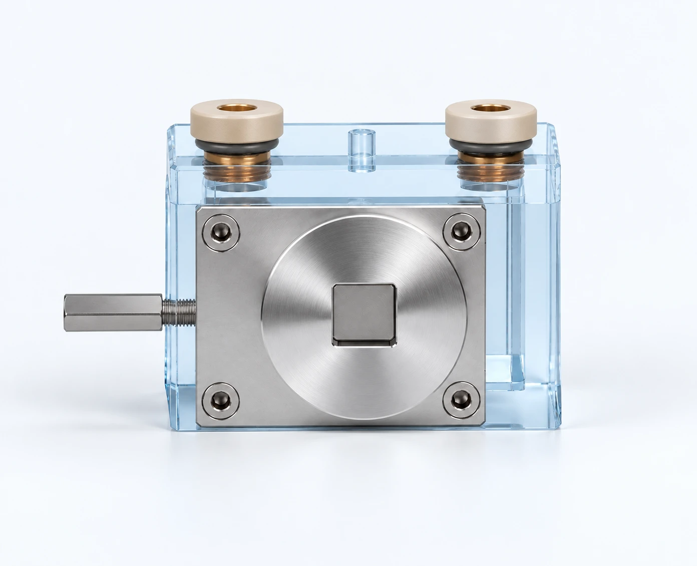 Four-window fluorescence cell