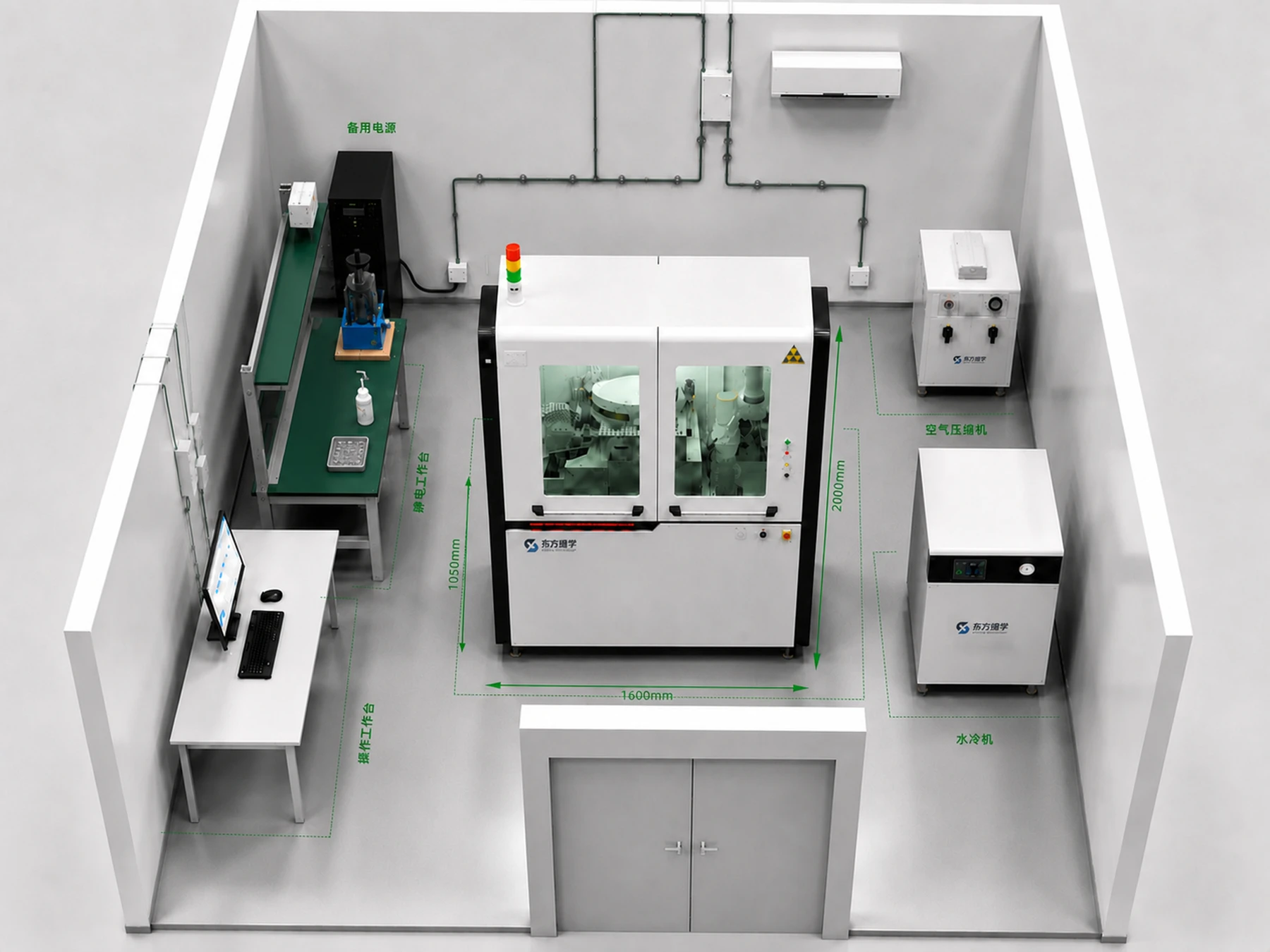 Installation layout (Chinese source)